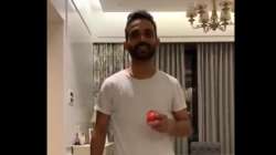 Ajinkya Rahane takes #KeepItUp challenge with pink ball