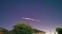 Space junks of Russian satellite forms fireball over Australia