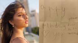 Suhana Khan gets cute birthday card from little brother AbRam