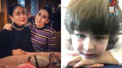 Kareena, Karisma Kapoor shares adorable photo of Taimur watching cousin Kiaan practicing taekwondo. 