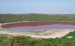 lonar lake, lonar sarovar, lonar lake news, lonar crater, pink lake, lonar, ????? ?????, ????? ?????