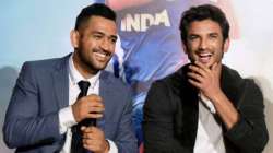 MS Dhoni with Sushant Singh Rajput