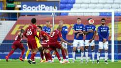 Premier League: Liverpool held by Everton on resumed mission to seal title