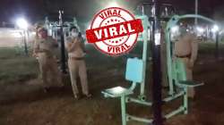 Viral gym video: Seen the viral video of outdoor gym equipment moving by itself? Jhansi Police took 