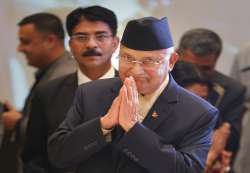 Nepalese Prime Minister K P Sharma Oli 