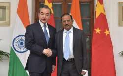 A file image of NSA Doval meeting Wang Yi.