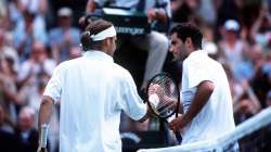 Roger Federer and Pete Sampras