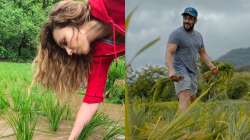 After Salman Khan, Iulia Vantur enjoys rice planting at Panvel farmhouse