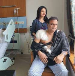 Bhagyashree's husband Himalaya has shoulder surgery