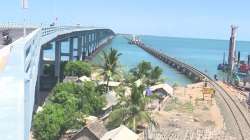 Tamil Nadu, Indian Railways bridge, Rameswaram, Ramanathapuram