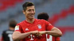 Bayern Munich striker Robert Lewandowski 