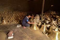 Artisans in Etah make 2,100kg bell for Ram temple