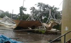 Mumbai Rains: Part of DY Patil Cricket Stadium collapses