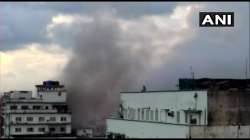 Massive fire breaks out at a building on Pollock Street in Kolkata