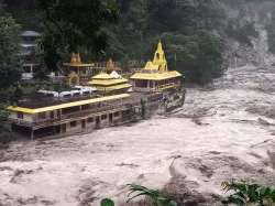 Iconic Kirateshwar temple in Sikkim threatened by floodwaters