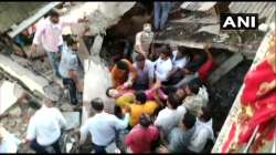 Two-storey building collapses near Lal Gate area in Dewas in Madhya Pradesh