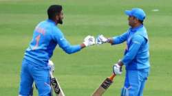 KL Rahul and MS Dhoni