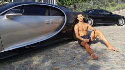 cristiano ronaldo, cristiano ronaldo car, bugatti la voiture noire, cristiano ronaldi bugatti la voi