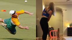 cat video, jonty rhodes, sachin tendulkar, cat catching