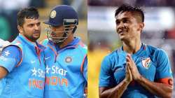 suresh raina, ms dhoni, sunil chhetri, ms dhoni retires, suresh raina retires, ms dhoni retirement