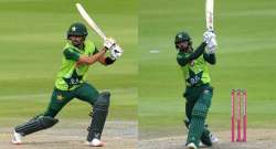 Babar Azam and Mohammad Hafeez