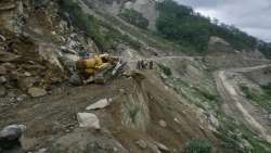 Uttarakhand: 2 drivers missing after heavy earth moving machines fall into gorge during landslide