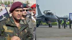 ms dhoni, indian air force, iaf, rafale jets, iaf rafale jets