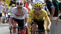 Yellow jersey-holder Primoz Roglic