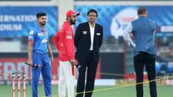 KL Rahul during toss in Dubai