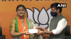 Kushboo Sundar joins bjp, Kushboo Sundar bjp, Kushboo Sundar congress, Kushboo Sundar, Kushboo Sunda