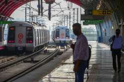 Delhi Metro Phase IV's first tunnel boring machine being lowered