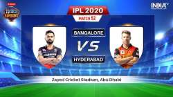 RCB vs SRH Stream: How to watch IPL 2020 live on Hotstar, Star Sports & JioTV