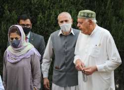 farooq abdullah, farooq abdullah jammu kashmir state election commissioner, PAGD candidates, Peoples