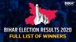 Bihar Election Results 2020: Constituency-wise winners - full list