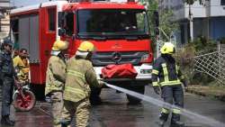 New Delhi: Fire in Greater Kailash building, eight people rescued	