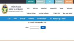 HPBOSE SOS 10th Result 2020