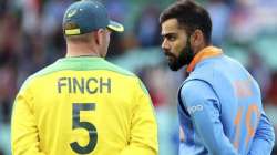 Aaron Finch and Virat Kohli