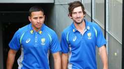 Usman Khawaja and Joe Burns