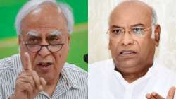 Congress, Kapil Sibal, Mallikarjun Kharge