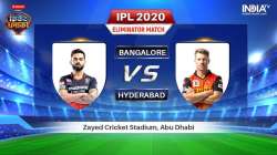 IPL Live Score Sunrisers vs Royal Challengers, IPL, IPL 2020, Indian Premier League, RCB vs SRH Live