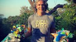 Milind Soman picks up garbage on his way to Shiva Temple