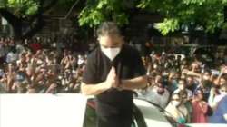 Kamal Haasan greets fans gathered outside his house to wish him on 66th birthday