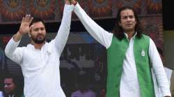 Tejashwi Yadav and Tej Pratap are contesting elections from Raghopur and Hasanpur seats, respectively.