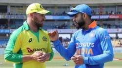 Virat Kohli and Aaron Finch