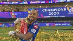 Hardik Pandya after MI's victory in IPL 2020 final against DC.