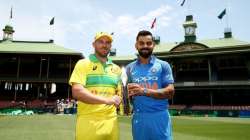 Aaron Finch and Virat Kohli