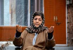 Former Jammu and Kashmir Chief Minister PDP chief Mehbooba Mufti 