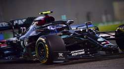 Mercedes driver Valtteri Bottas of Finland in action during second practice at the Formula One Abu Dhabi Grand Prix in Abu Dhabi, United Arab Emirates, Friday, Dec, 10