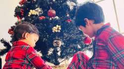 Lisa Haydon's Christmas festivities begin with Sons Zack And Leo