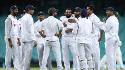 Indian cricket team during the second warm-up game against Australia A at the Sydney Cricket Ground.?